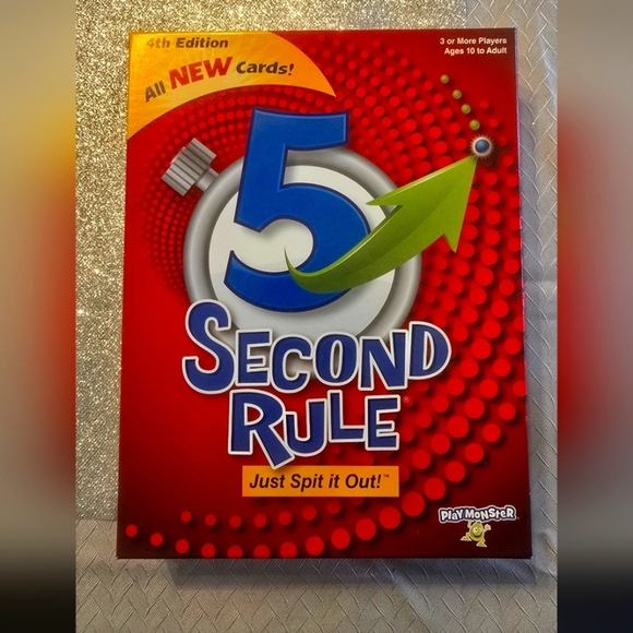 5 Second Rule Party Game - 2nd Edition - Think Fast and Shout Out Answer - Picture 1 of 3